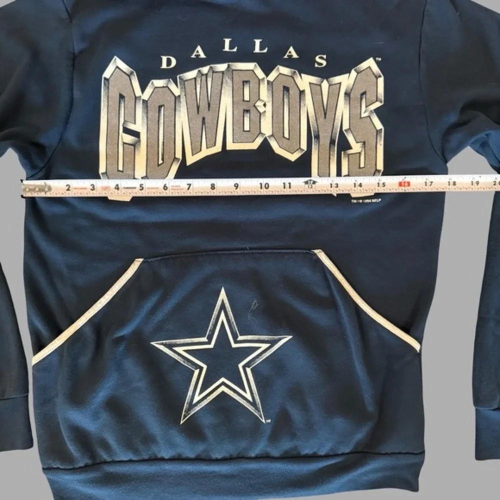 Dallas Cowboys NFL Vintage 90s Hoodie Size Small Football‎ Pullover Sweatshirt